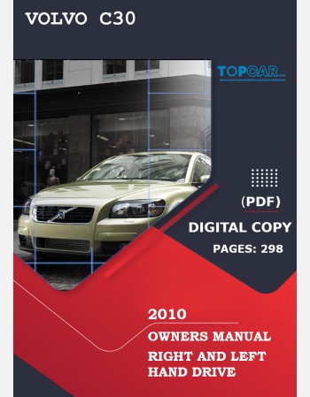 volvo c30 2010 owners manual